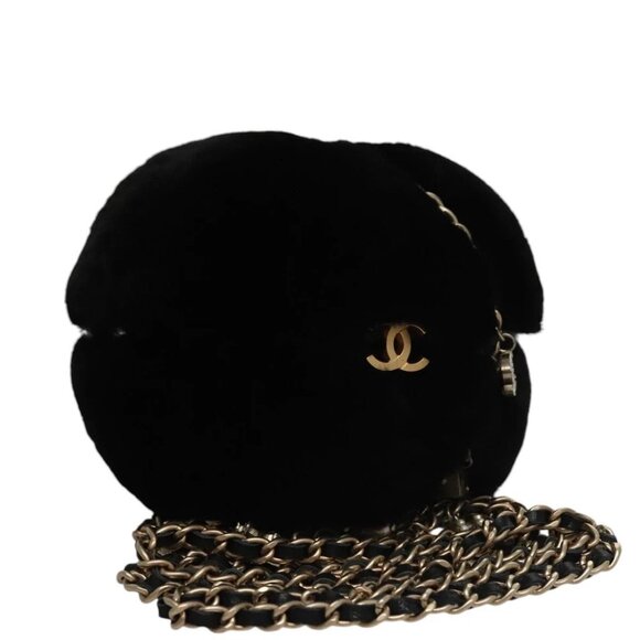 CHANEL Chain Shoulder Bag Black CC - Picture 1 of 15